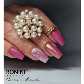 Roniki Warm winter széria - 03 mályva gél lakk