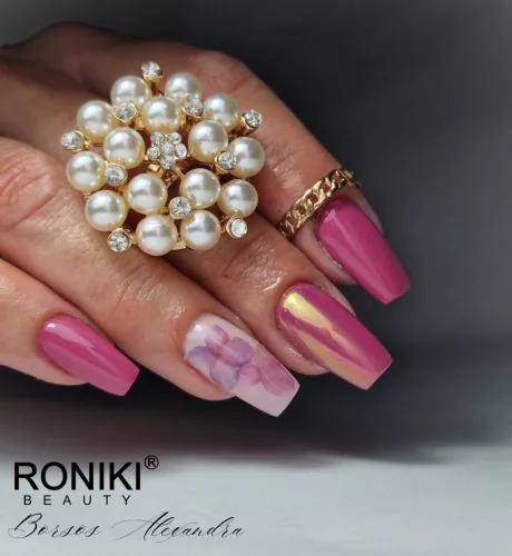 Roniki Warm winter széria - 03 mályva gél lakk