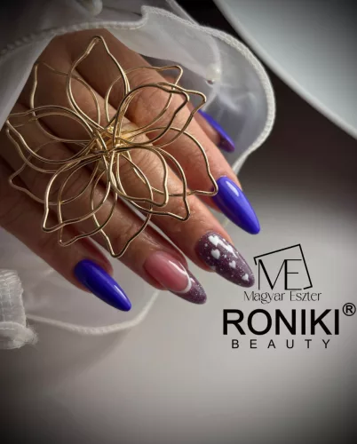 Roniki Warm winter széria - 08 szilvalila gél lakk