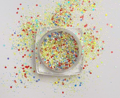 Roniki színes mini glitter #10