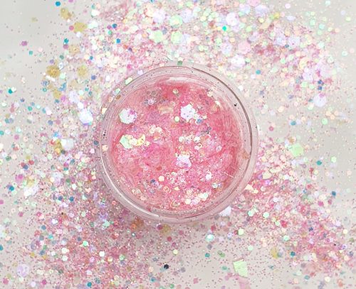 Irrizáló  glitter - rózsaszín #3