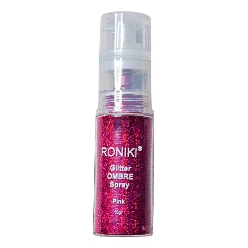 Roniki glitter spray - pink - 10g