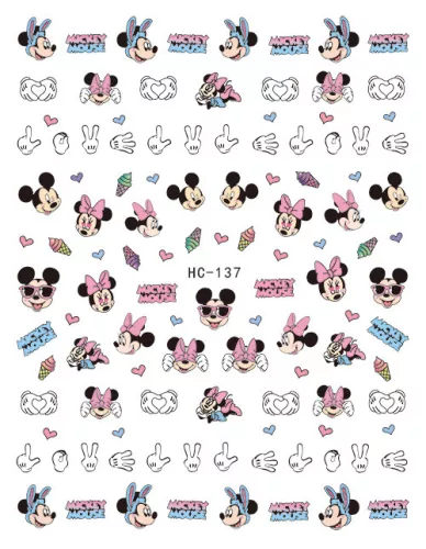 Roniki mesefigurás matrica - öntapadó - Mickey