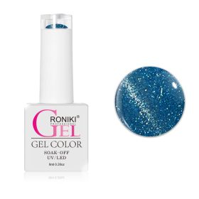 Roniki Reflective cat eye gél lakk 02 - mágnesezhető