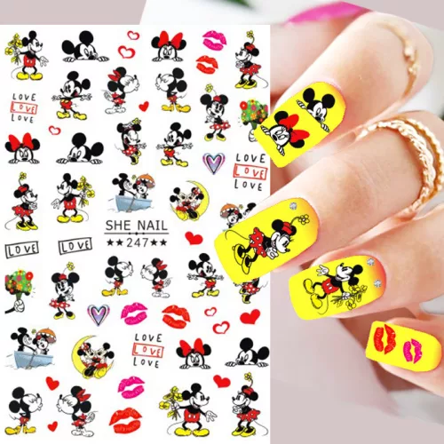 Roniki mesefigurás matrica - öntapadó - Mickey