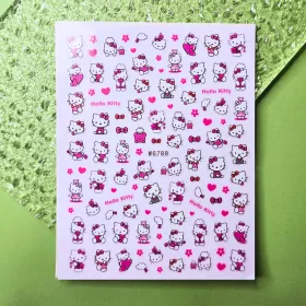 Roniki mesefigurás matrica - öntapadó - Hello Kitty