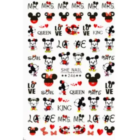 Roniki mesefigurás matrica - öntapadó - Mickey