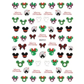   Roniki mesefigurás matrica - öntapadó - Mickey karácsonykor