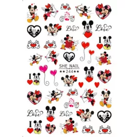 Roniki mesefigurás matrica - öntapadó - Mickey love