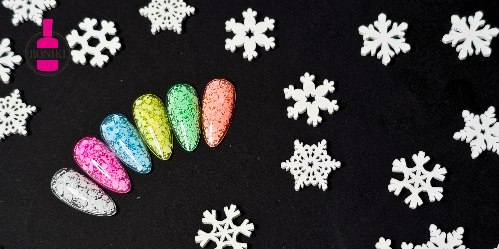 Snowflake Gélek 6 Színben a Téli Hónapokra