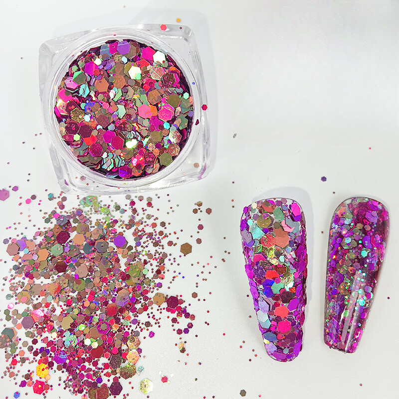 Holographic chunky glitter 03