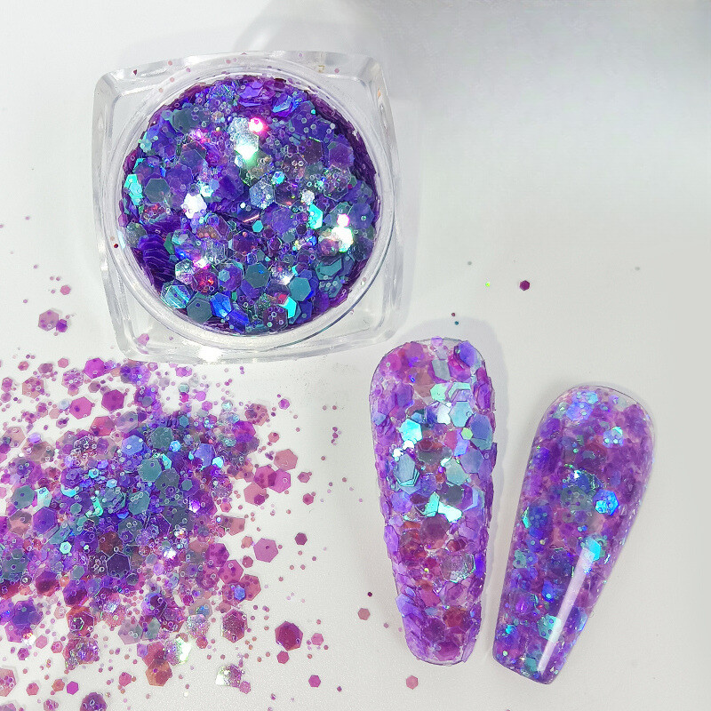 Holographic chunky glitter 12