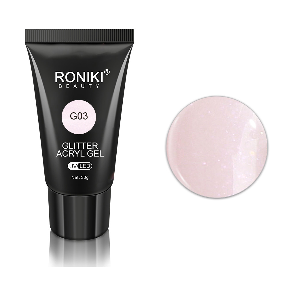 Roniki glitter poly gel - 03 - 30g