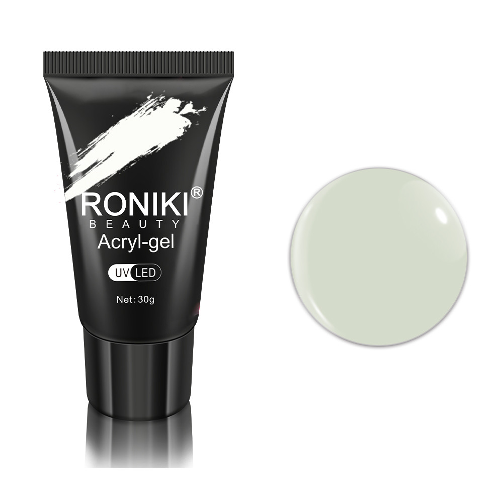 Roniki hema & TPO free poly gel - milky white - 30g - hema és TPO mentes